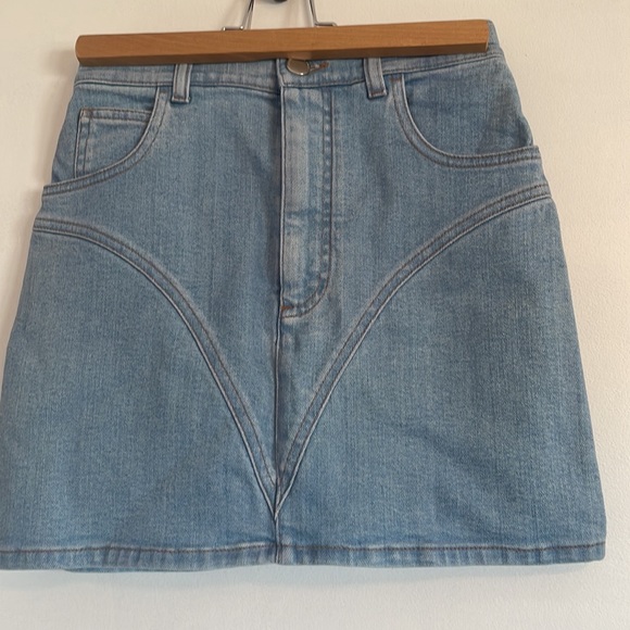 Alessandra Rich mini denim skirt - Picture 2 of 4